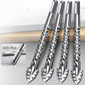 【3+4+5+6+8+10+12 mm】Broca excéntrica de acero de tungsteno superduro mejorada de séptima generación con dentado